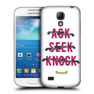 Head Case Seek Knock Christian Typography Case For Samsung Galaxy S4 ...