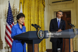 Obama And South Korean President Park Geun hye Meet Hold Joint News