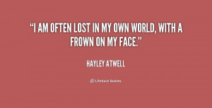Am Lost Quotes -atwell-i-am-often-lost-in