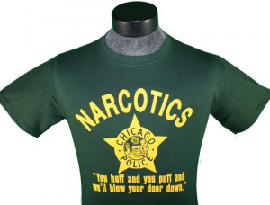 3502 Chicago Police Department Narcotics T-Shirt