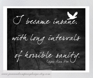 Edgar Allan Poe Quotes Insanity. QuotesGram