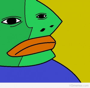 Sad Frog Picasso Style