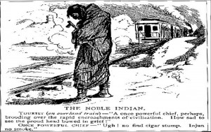 Is the cartoon pro or anti American expansion? Explain