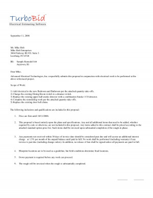 Bath Remodel Proposal Sample – PDF