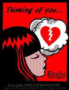 Emily The Strange Thinking Of You