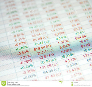 Stock quotes, no real time quotes at the stock market.