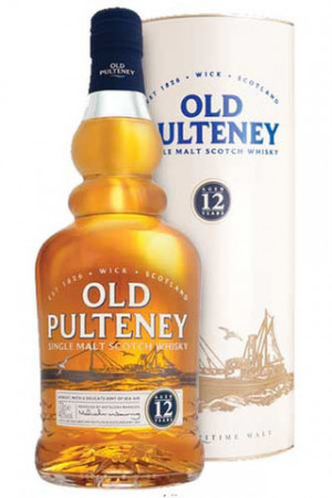 old pulteney 12 year single highland malt scotch whisky