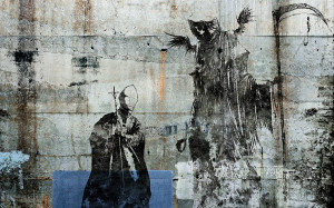 Death Reaper Wallpaper 1680x1050 Death, Reaper, Graffiti