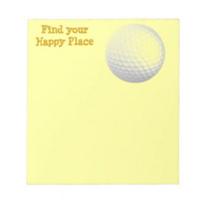 Find your happy place memo note pad