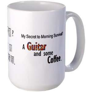 Guitarist Large Coffee Mug Funny Large Mug by CafePress