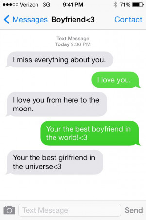 text message boyfriend to girlfriend! #Adorable Adorable Boyfriends ...