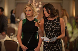 Still of Amy Poehler and Aubrey Plaza in Parks and Recreation- IMDB