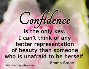 ... Only Key I Can’t Think Of Any Better Represntaion - Confidence Quote