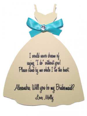 Boda - Will you be my Bridesmaid?