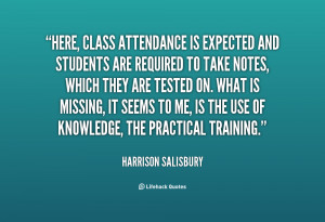 Attendance Quotes