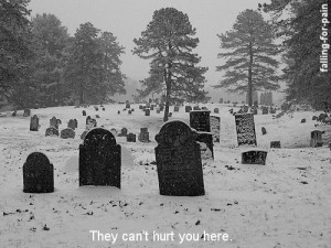 black and white, cold, graveyard, quotes, sad, snow, text, winter