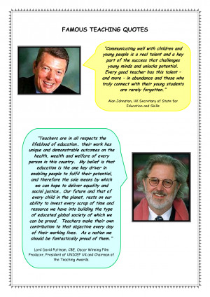 Great Teacher Quotes Famous