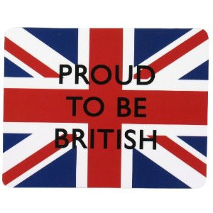 Union Jack Mouse Mat - 'Proud To Be British' - Great Britain Mouse Mat