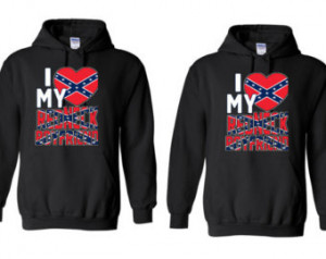 Love My Redneck Boyfriend & Girlf riend - Couple Hoodie - Sweatshirt ...
