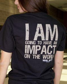 Rachel's Challenge...great FCCLA t-shirt idea More