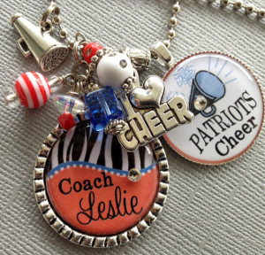 keychain- pom coach, dance coach, basketball, volleyball, Team ...