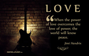 Love When The Power Of Love Overcomes The Love Of Power Facebook Quote