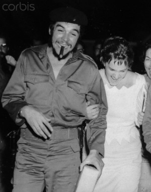 Ernesto 'Che' Guevara and Wife Aleida March on Honeymoon