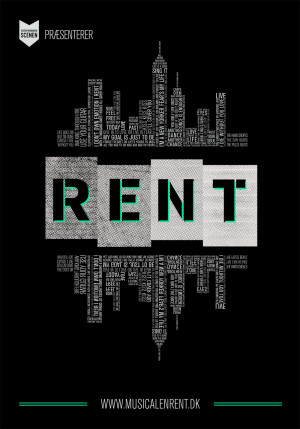RENT musical posters