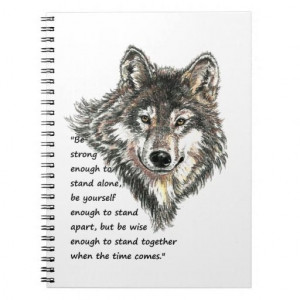 Be Strong Enough Wolf Quote