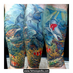 sea creatures tattoo designs