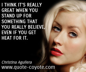 Christina Aguilera quotes