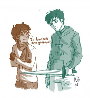Percy Jackson and Nico Di Angelo, you know, before his heart was ...