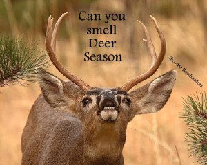 Good Luck Deer Hunting Quotes Can you smell deer season?