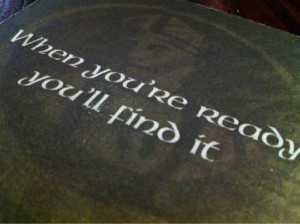 beer mat, inspirational, life, quote, text