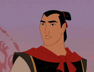 Captain Li Shang, Mulan . Even though he's a cartoon guy, he's still ...