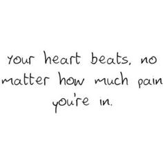 When the pain was at its worst, I could not understand how it was ...