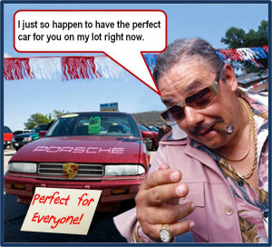 you can’t trust used car salesmen” How we form prejudices