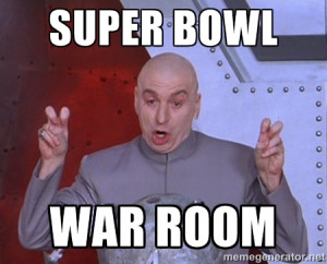 Dr. Evil Air Quotes - Super Bowl War Room