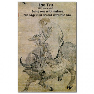 Gifts > One Tao: Lao Tzu Taoism Quote & Picture