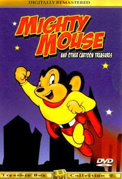 the mighty mouse cartoons are