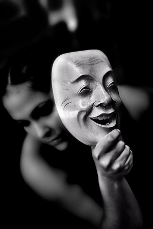risk and drop my mask and let you in just a little just for a moment ...