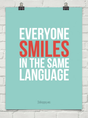 Everyone smiles in the same language #24554