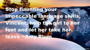 Favorite Amy Plum Quotes