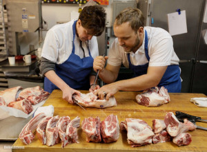 ... popular butchery classes for home cooks. (AP Photo/Eric Risberg