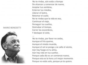 Mario Benedetti - No te rindas: Other, Quotes, In Castilian, Escritor ...