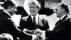... Camp David Accords. Sadat and Begin won the Nobel Peace Prize in 1978
