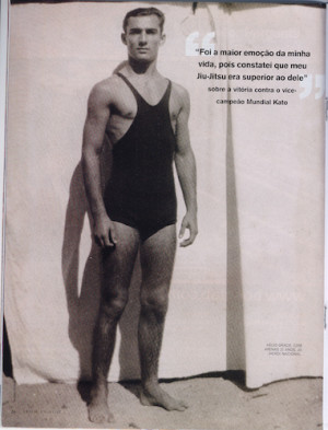 Bellow: a young Helio at his physical prime years before his match ...