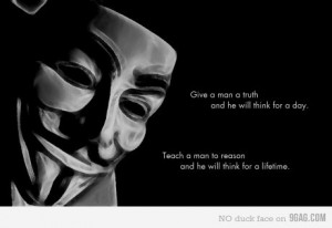 Quotes form V for Vendetta are simply great.