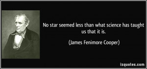 James Fenimore Cooper Quote