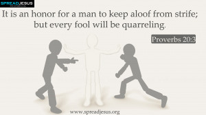 BIBLE QUOTES Proverbs 20:3 HD-WALLPAPERS 